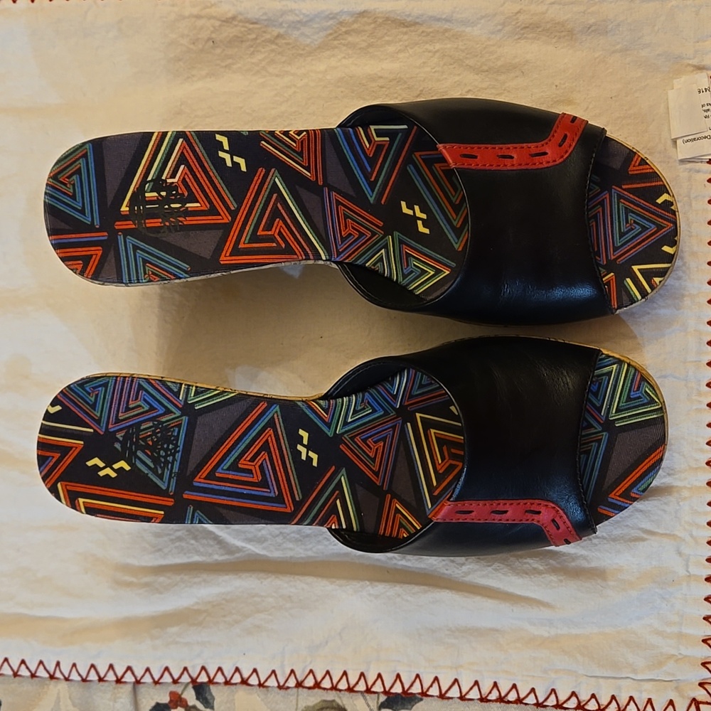 Timberland Blame it On Rio Cork Heels NWOT Size 7